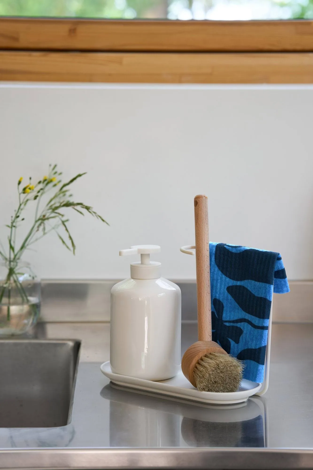 Daily patterned dishcloth, Blue, 3-pack Scandi Essentials