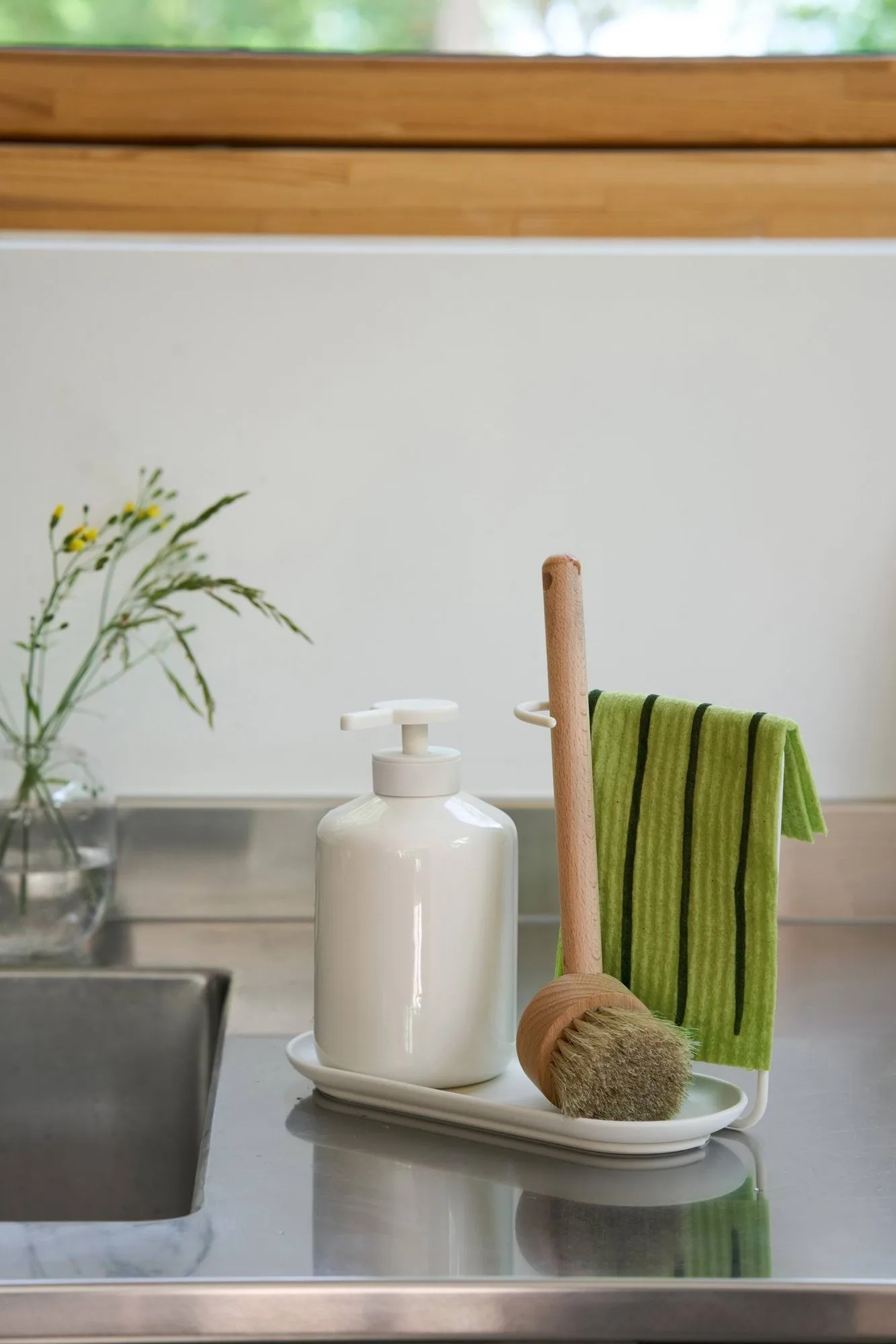 Daily patterned dishcloth, Green, 3-pack Scandi Essentials