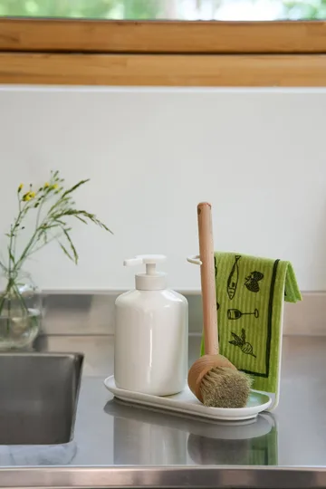 Daily patterned dishcloth - Green, 3-pack - Scandi Essentials