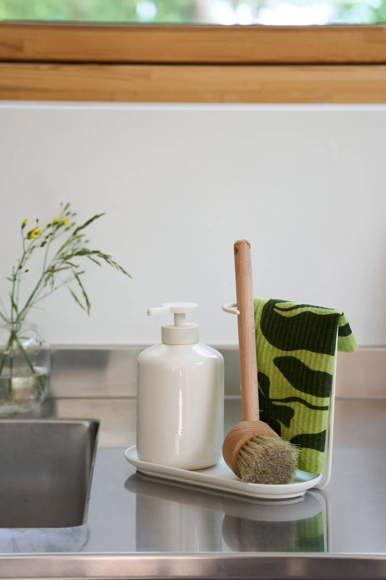 Daily patterned dishcloth, Green, 3-pack Scandi Essentials