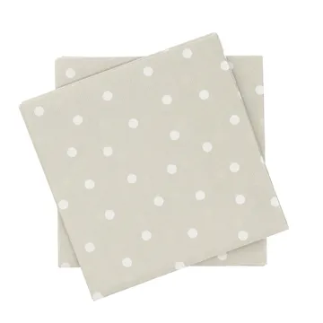Fine dots paper napkin - White-beige, 20-pack, 33x33 cm - Scandi Essentials
