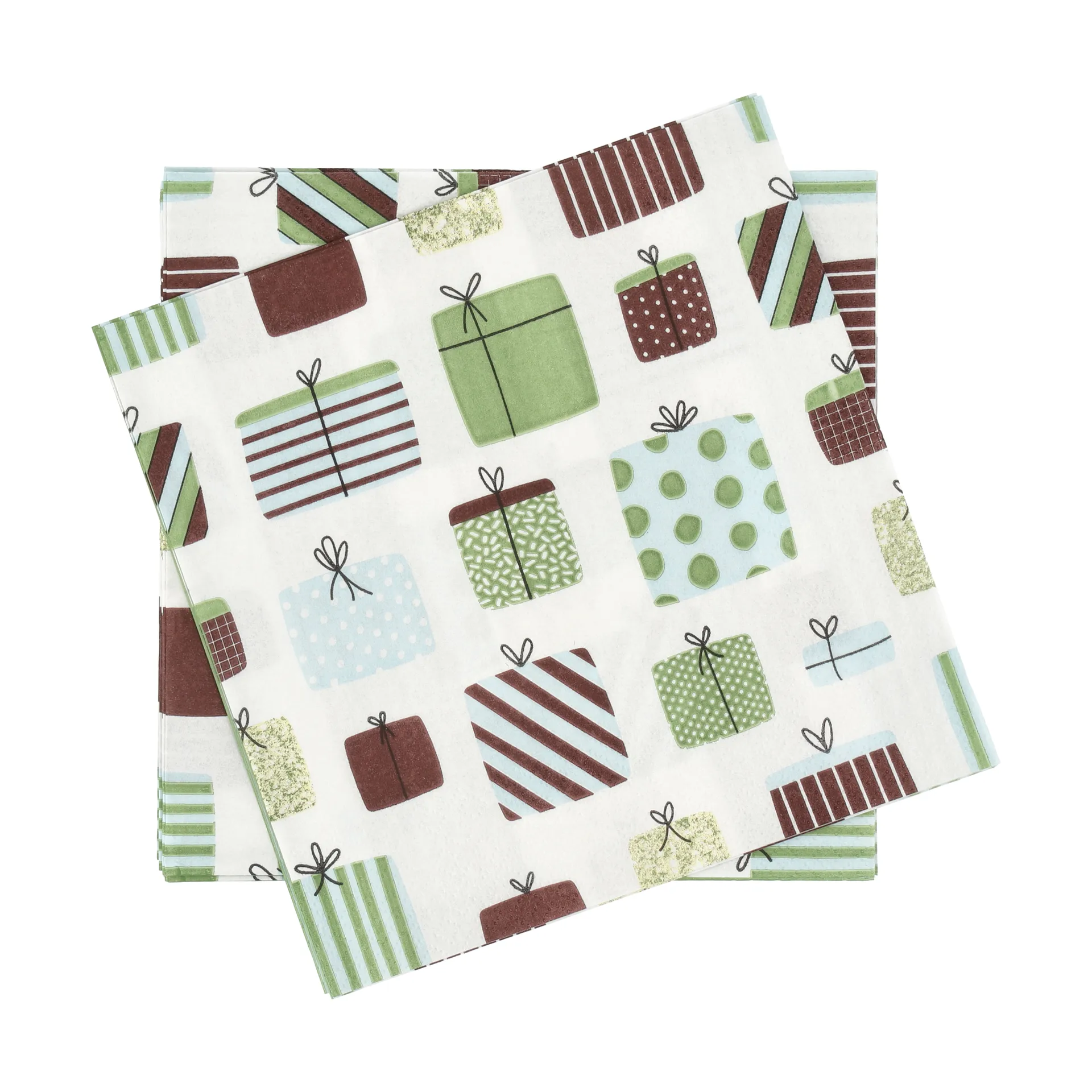 Gift paper napkin, Multi, 20-pack, 33x33 cm Scandi Essentials