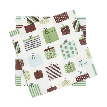 Gift paper napkin - Multi, 20-pack, 33x33 cm - Scandi Essentials