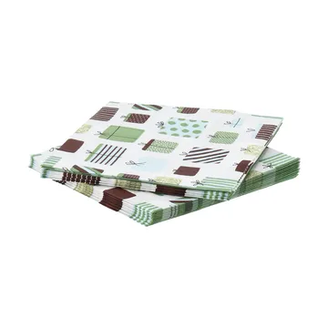 Gift paper napkin - Multi, 20-pack, 33x33 cm - Scandi Essentials