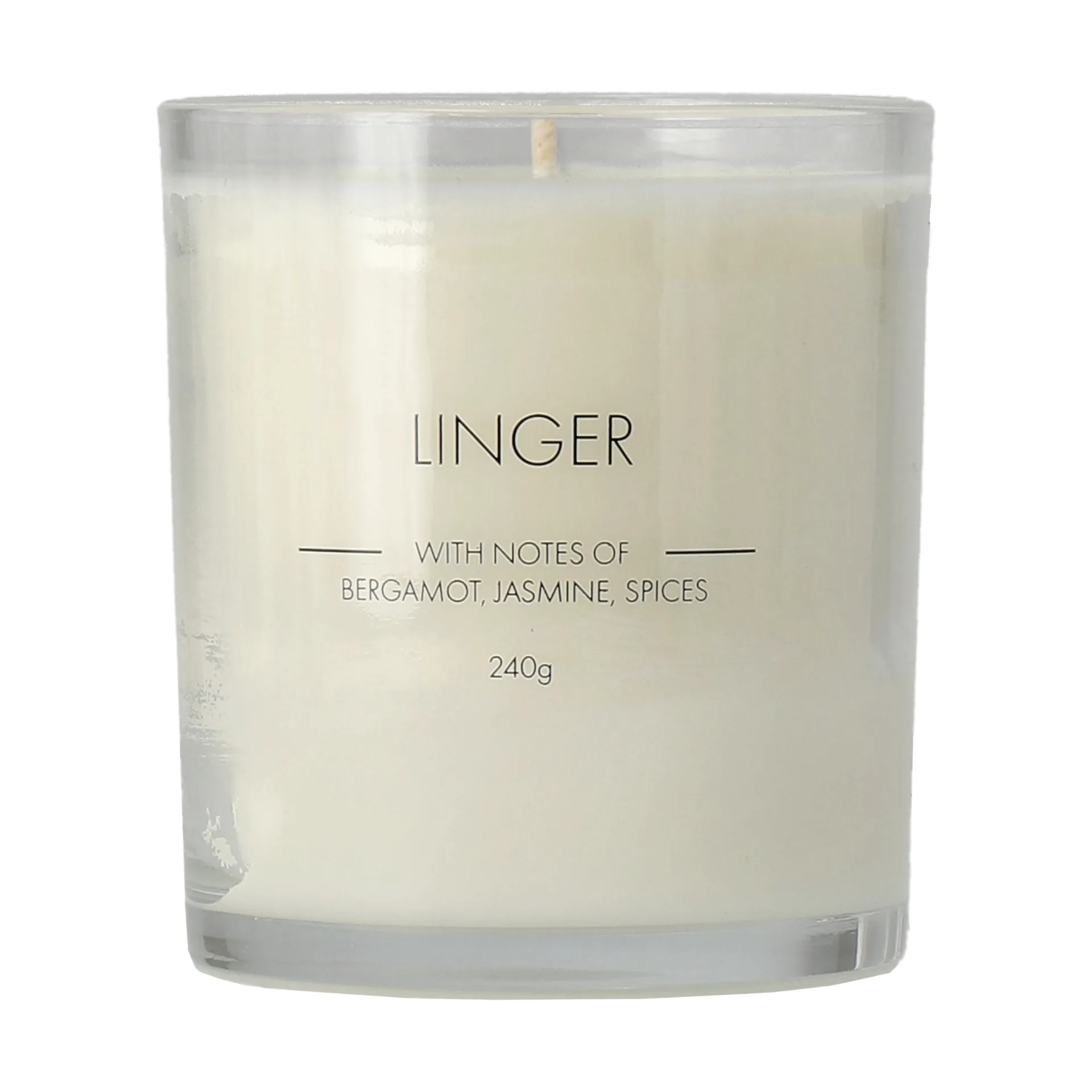 Linger scented candle, 260 g Scandi Essentials