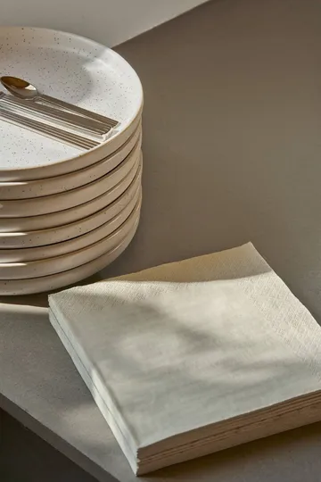 Plain paper napkin - Beige, 20-pack, 40x40 cm - Scandi Essentials