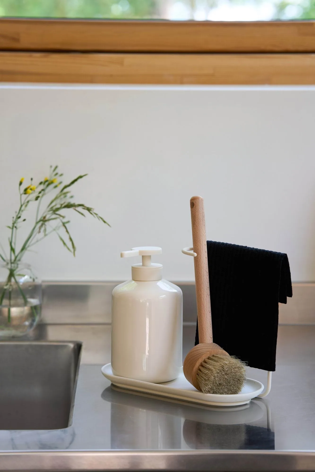 Rinse dishcloth, Black, 2-pack Scandi Essentials