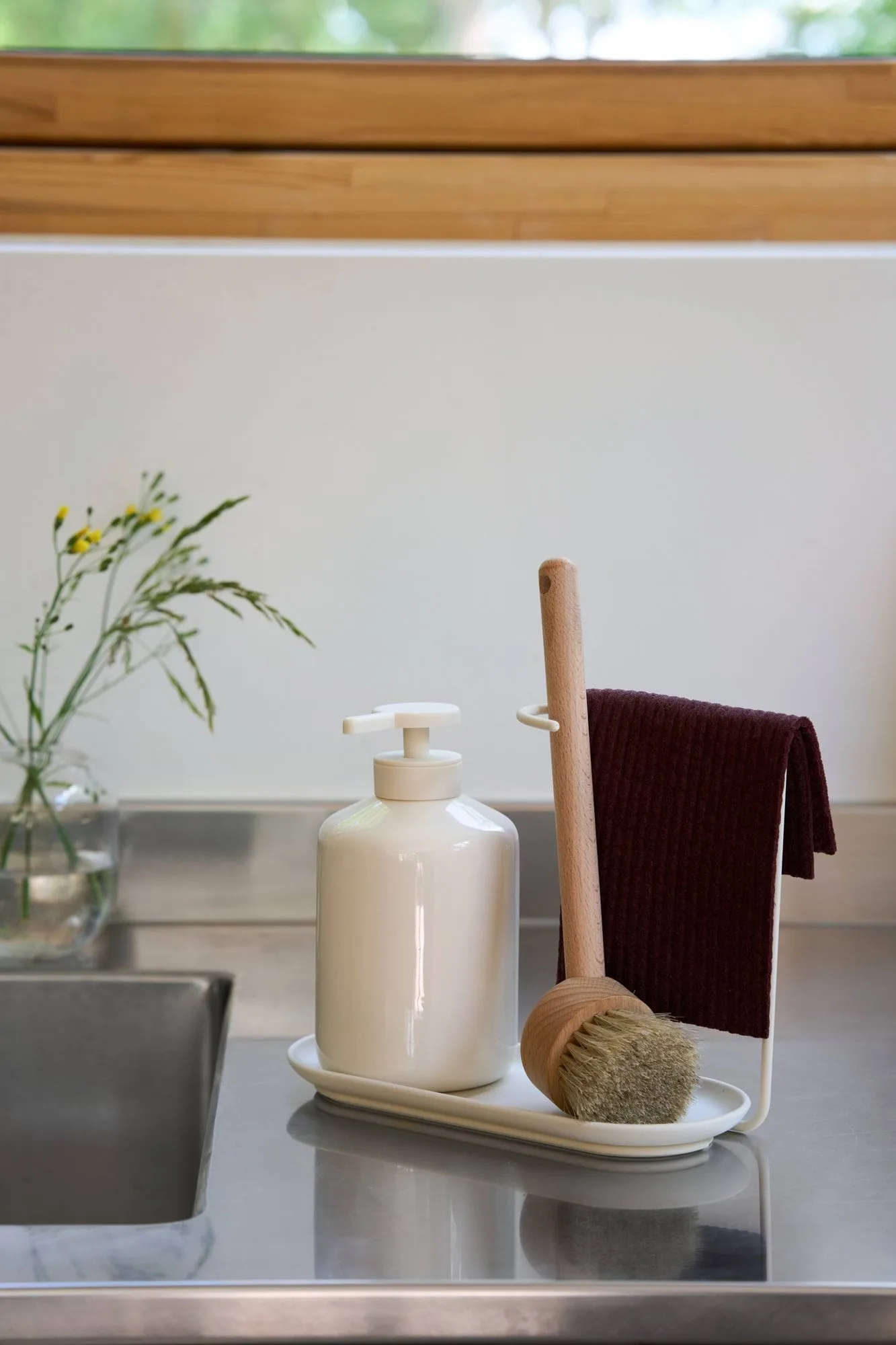 Rinse dishcloth, Burgundy, 2-pack Scandi Essentials