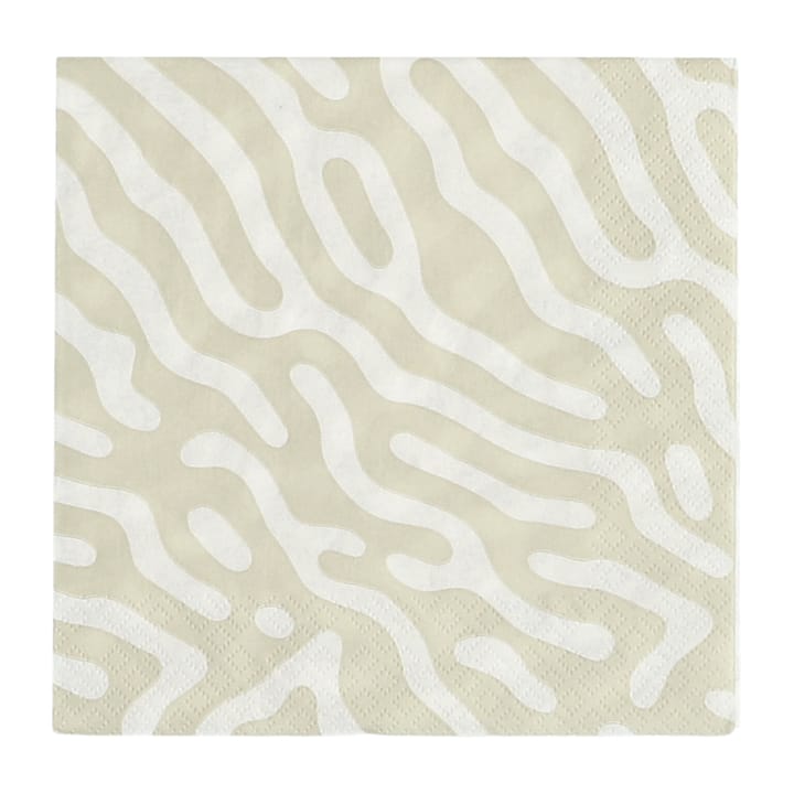 Solstickan napkins 33x33 cm 20 pack, sand-white Scandi Essentials