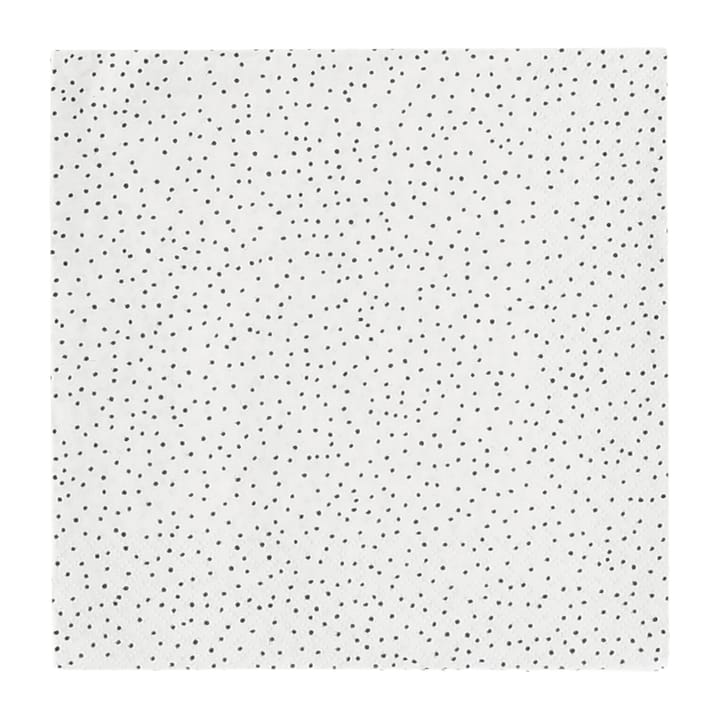 Solstickan napkins 33x33 cm 20 pack - white-black - Scandi Essentials