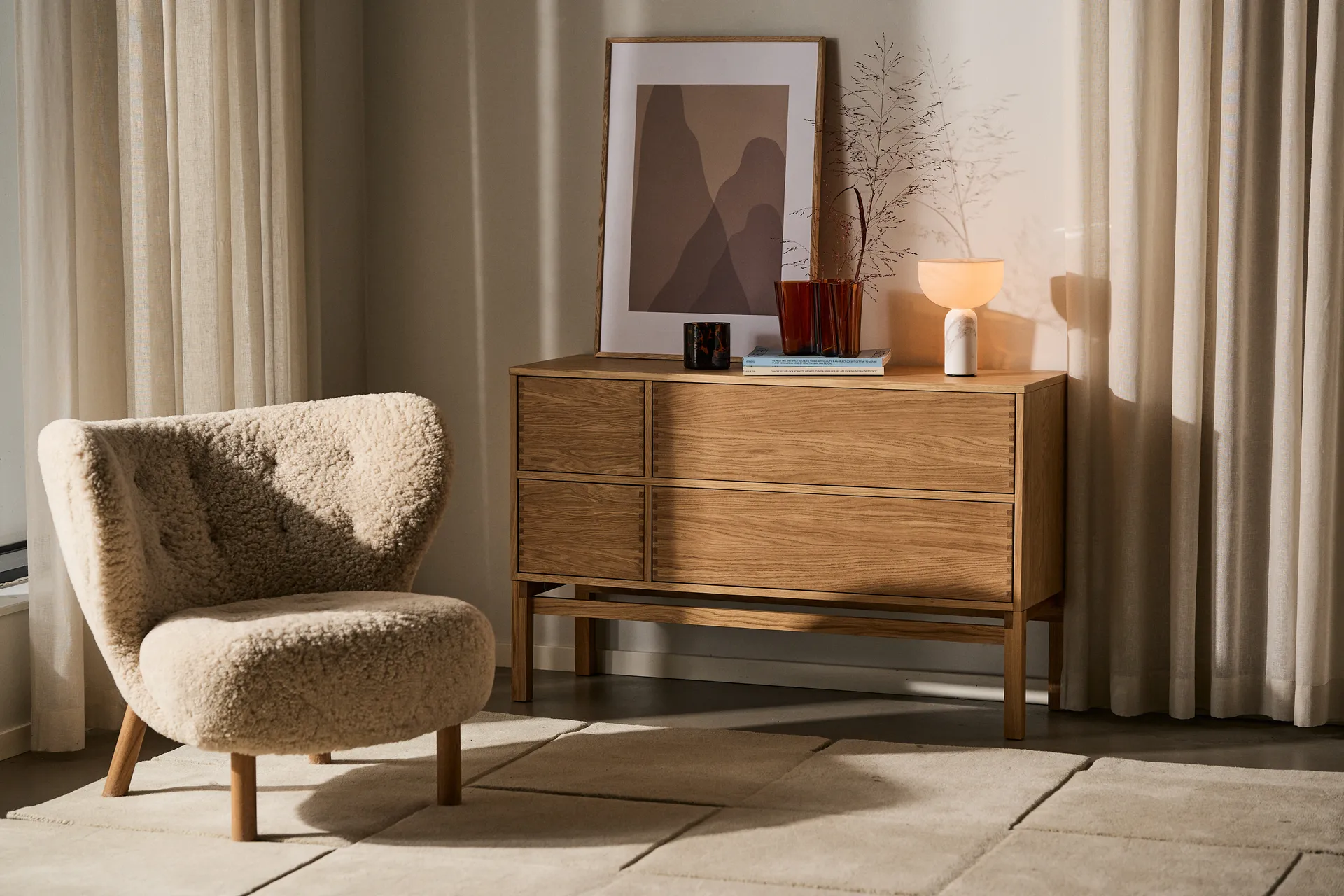 Stensö frame oak, 50x70 cm Scandi Essentials