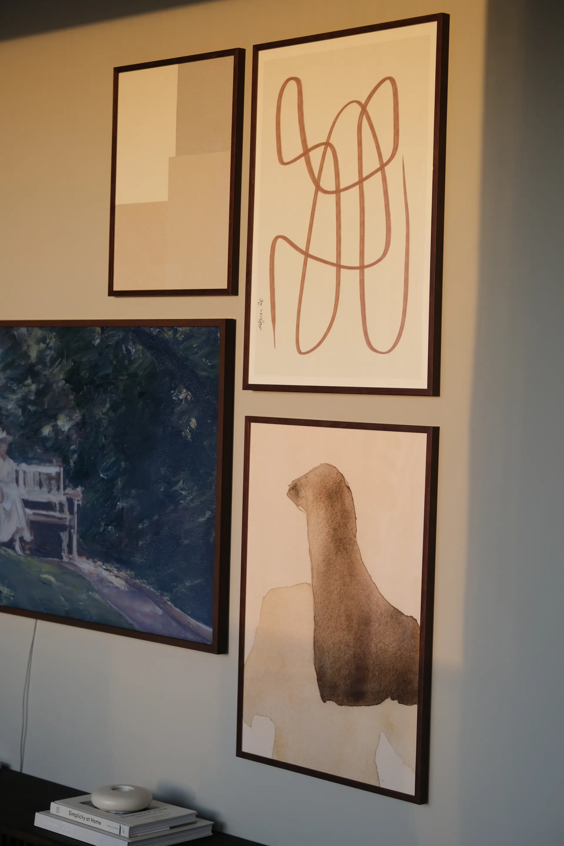 Stensö frame walnut, 40x50 cm Scandi Essentials