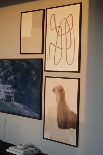 Stensö frame walnut - 40x50 cm - Scandi Essentials