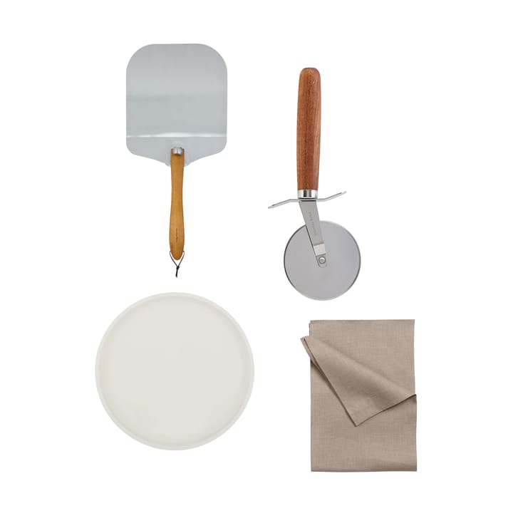 Accessory set for pizza, 4 pieces - undefined - Scandi Living