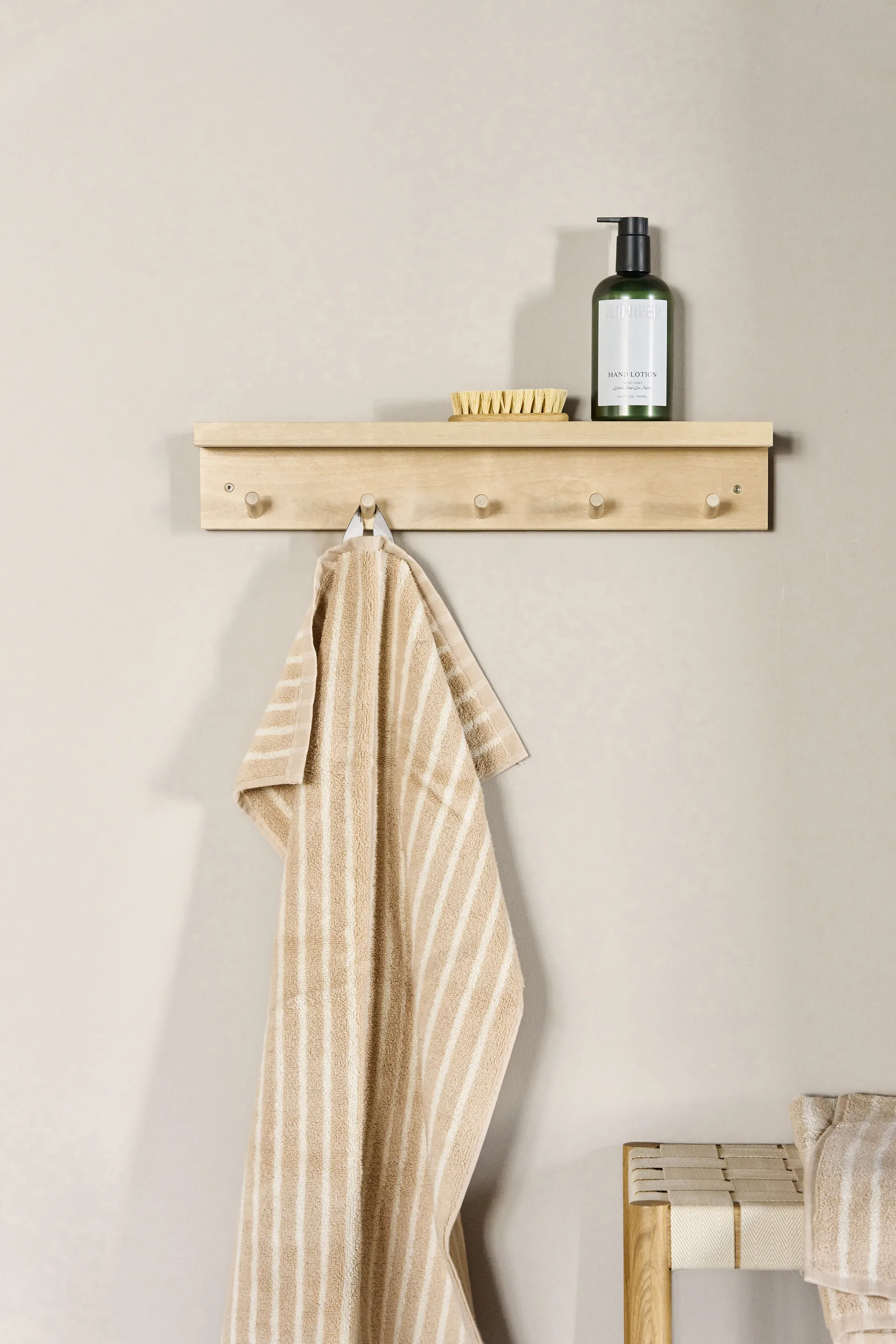 Alley coat rack with shelf, Birch Scandi Living