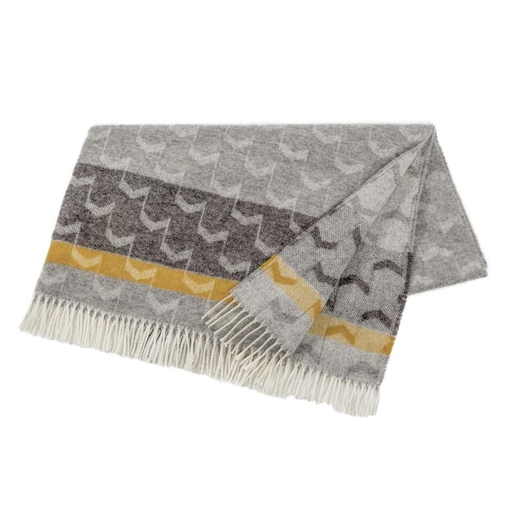 Arrow wool throw - mustard - Scandi Living