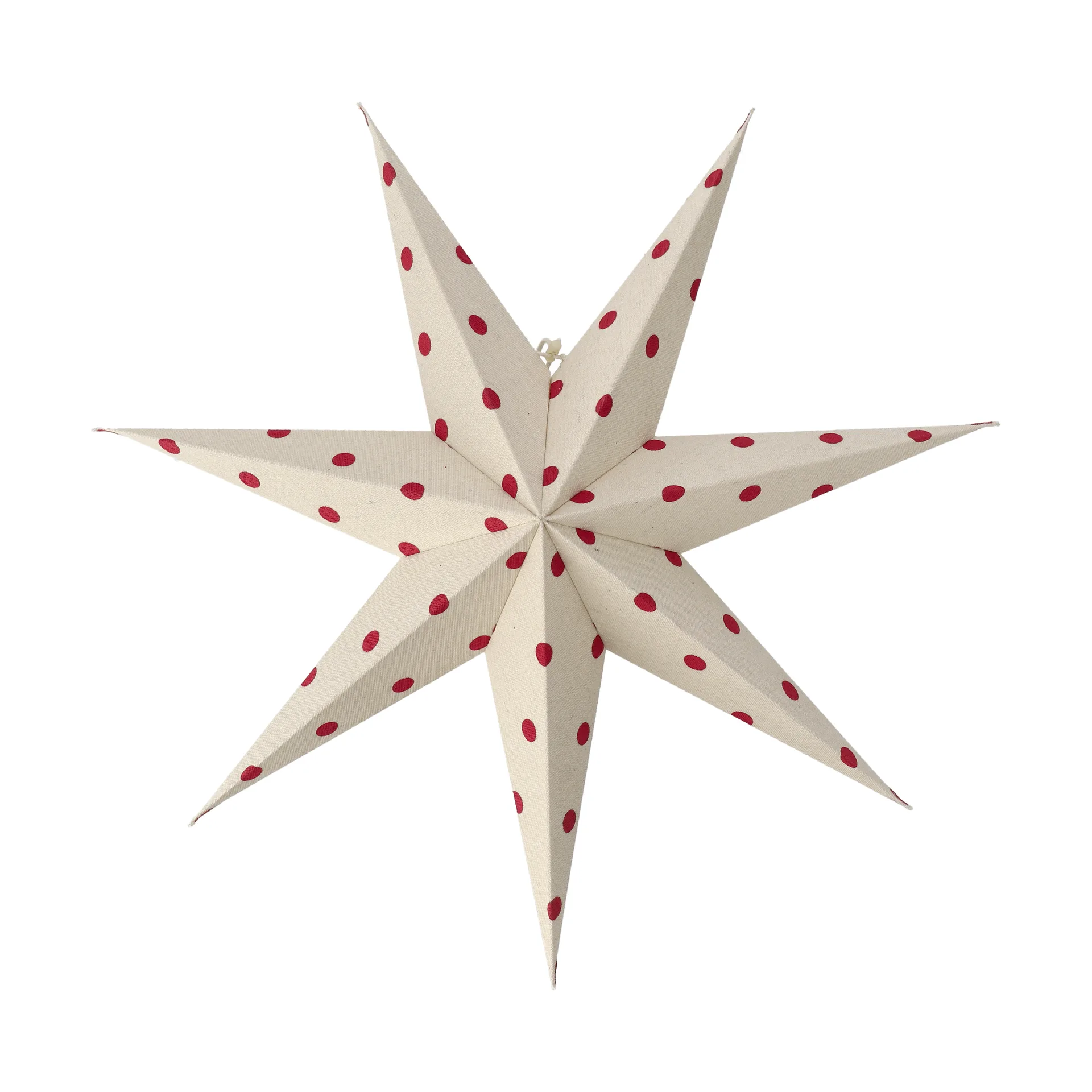 Bare advent star white-red dots, 60 cm Scandi Living