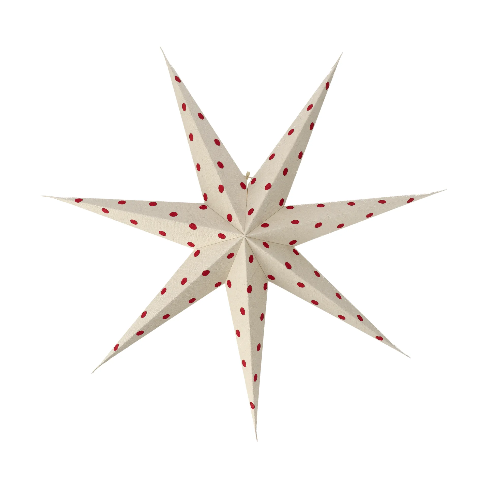 Bare advent star white-red dots, 80 cm Scandi Living