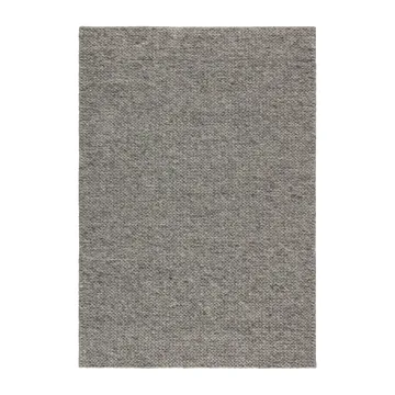 Braided wool carpet natural grey - 170x240 cm - Scandi Living