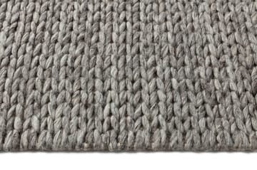 Braided wool carpet natural grey - 200x300 cm - Scandi Living