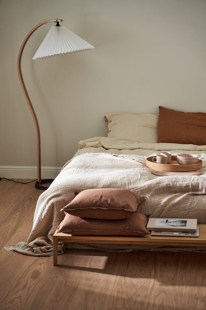 Calm pillow case linen 40x60 cm, Almond Brown Scandi Living