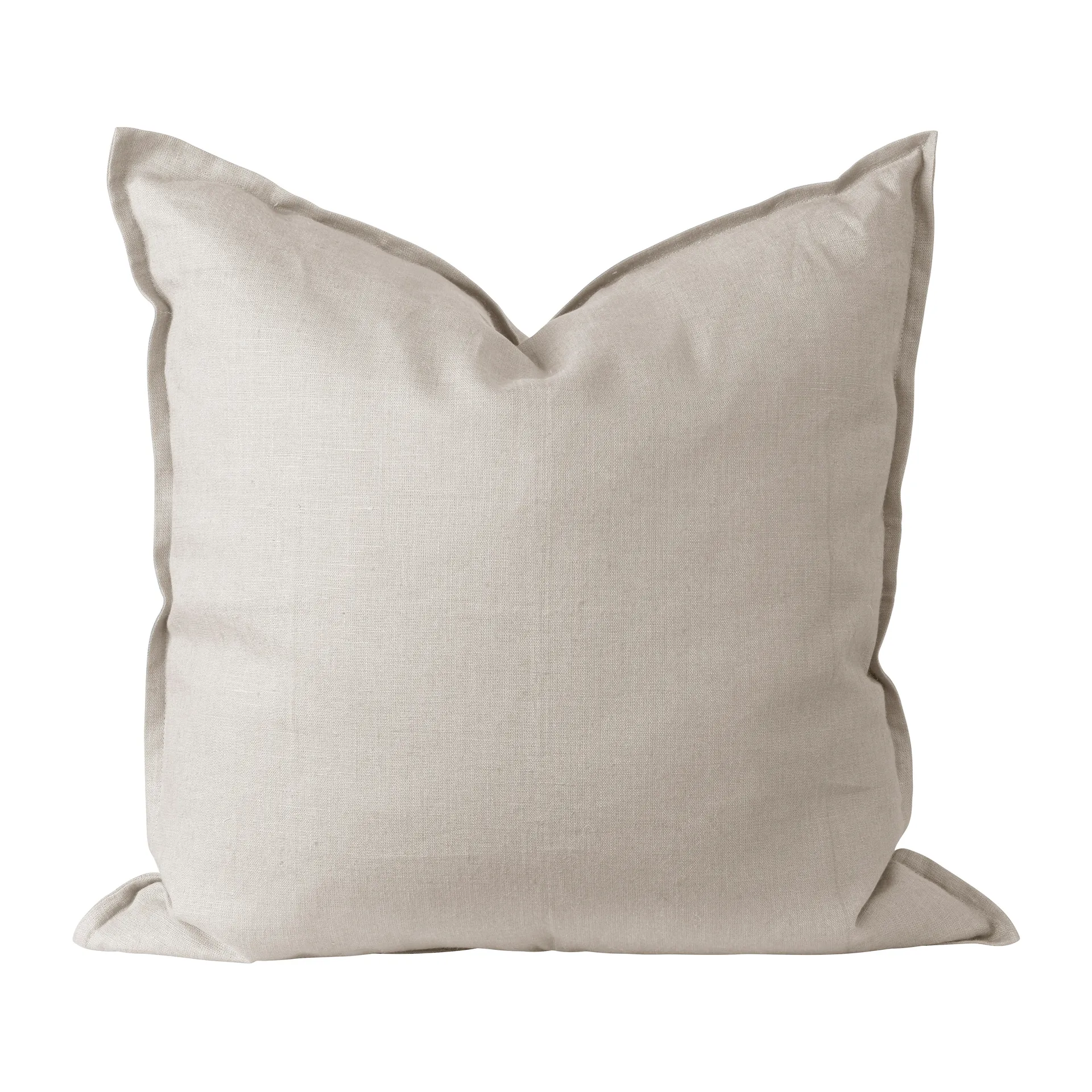 Calm pillow case linen 50x50 cm, Greige Scandi Living