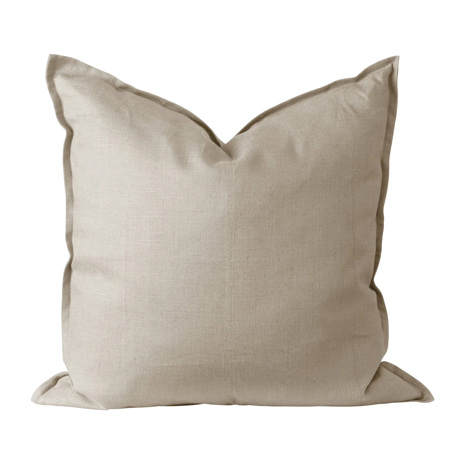 Calm pillow case linen 50x50 cm, Sand  Scandi Living