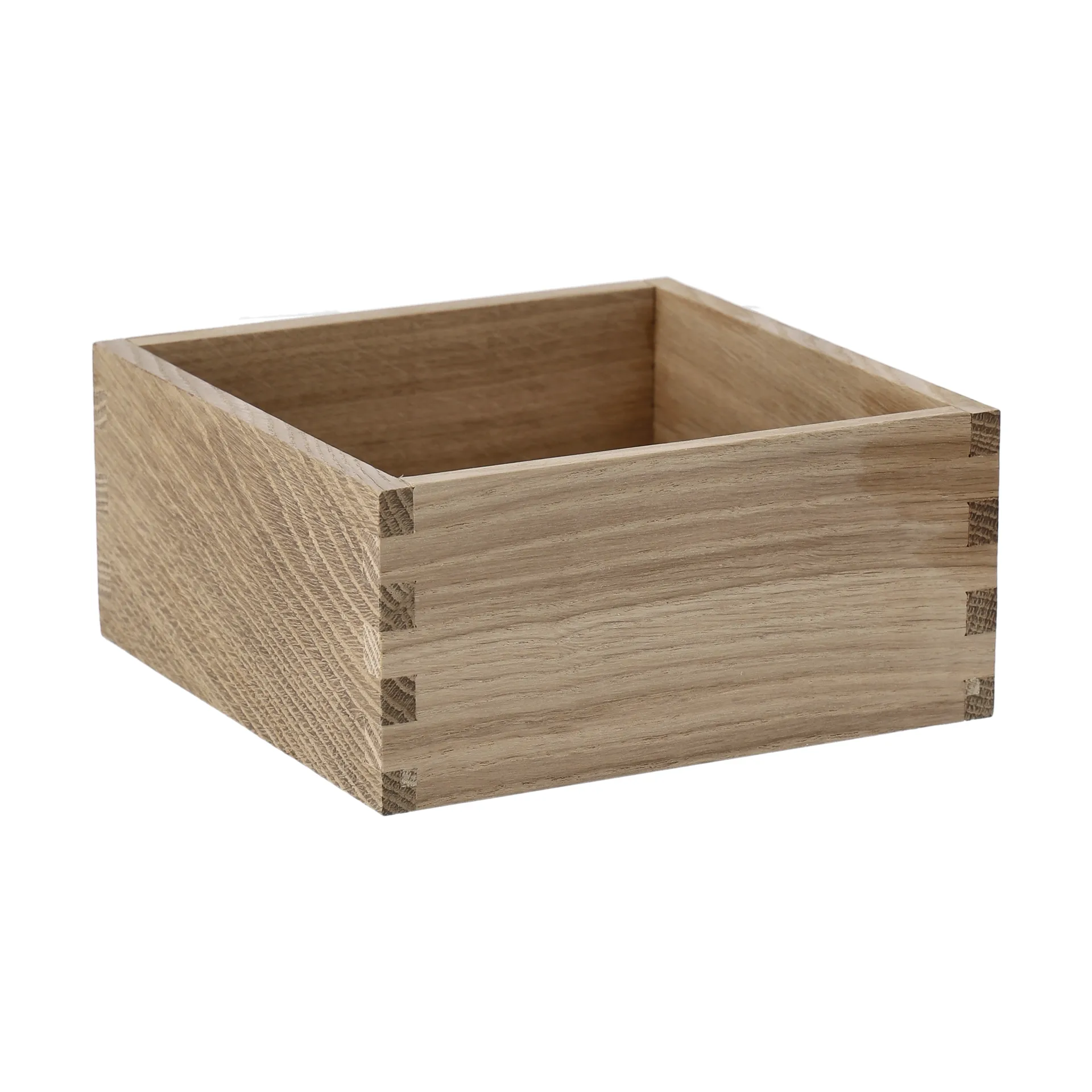 Carve storage box 15 cm, Oak Scandi Living