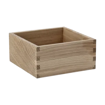 Carve storage box 15 cm - Oak - Scandi Living