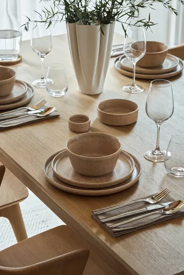 Clay side plate - Brown, Ø20 cm - Scandi Living