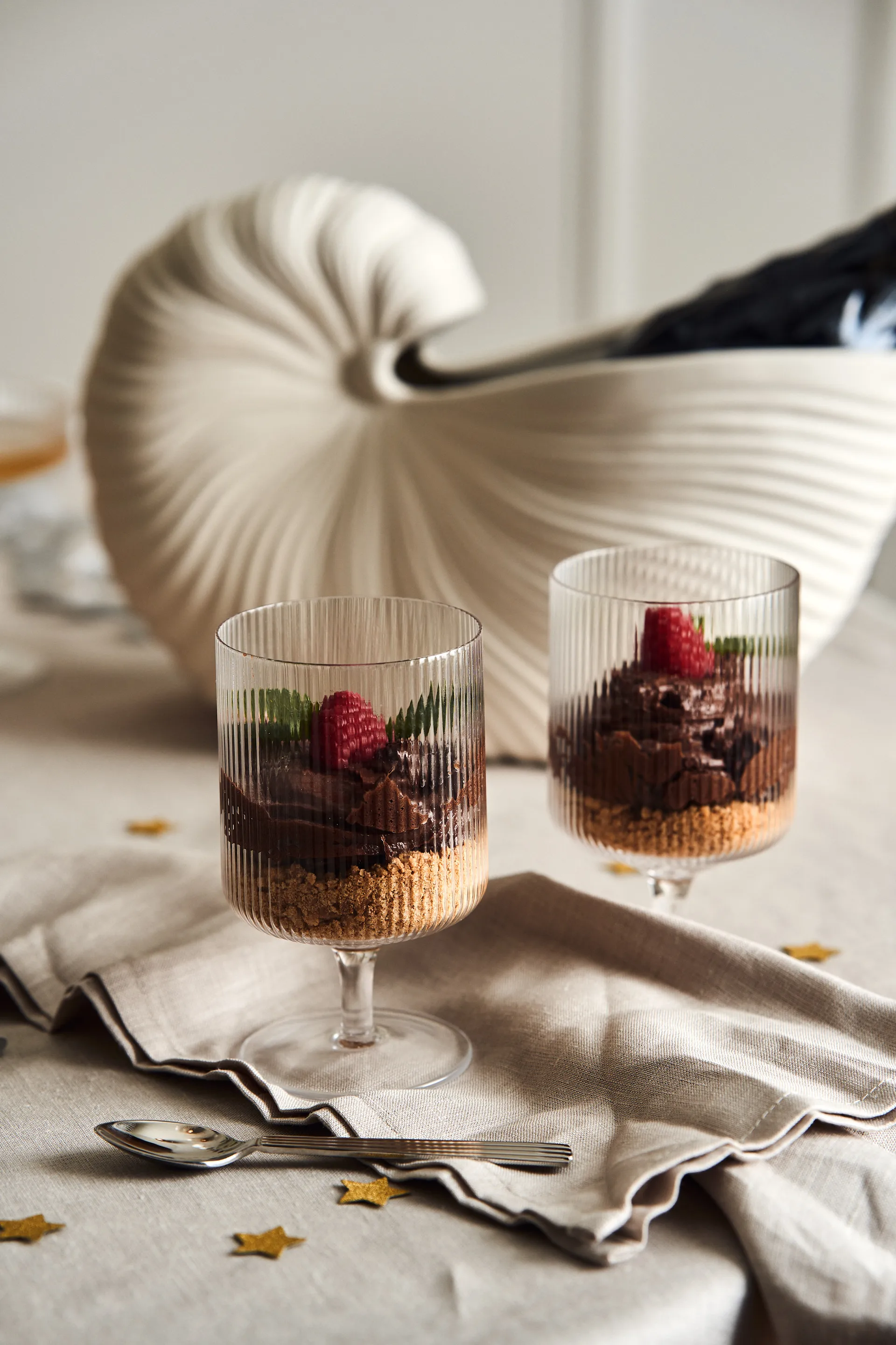 Clean kitchen towel 47 x 70 cm 2-pack, Greige Scandi Living