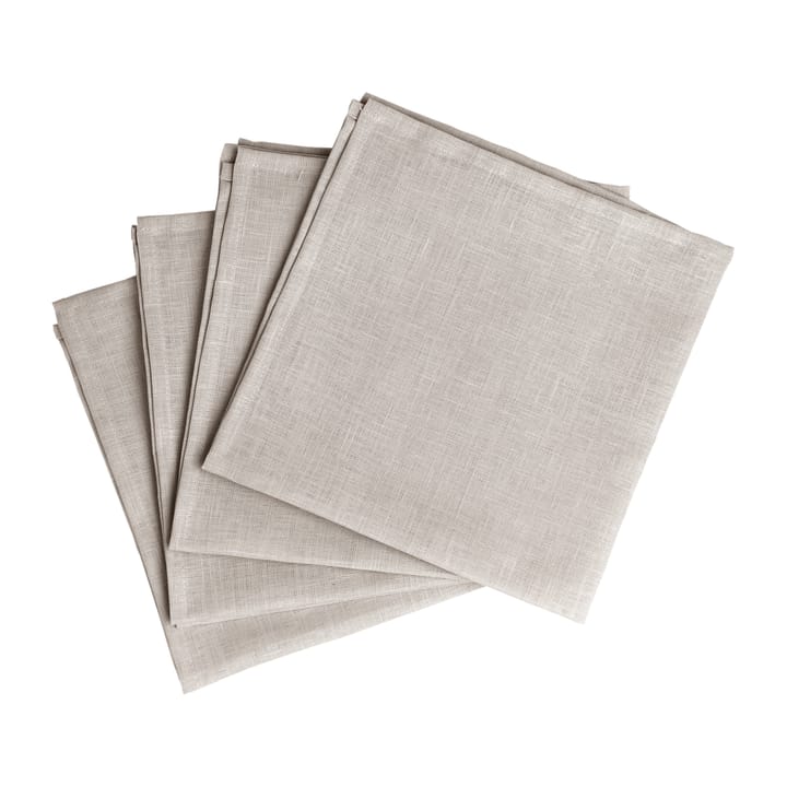 Clean serviettes 45 x 45 cm 4-pack, Greige Scandi Living