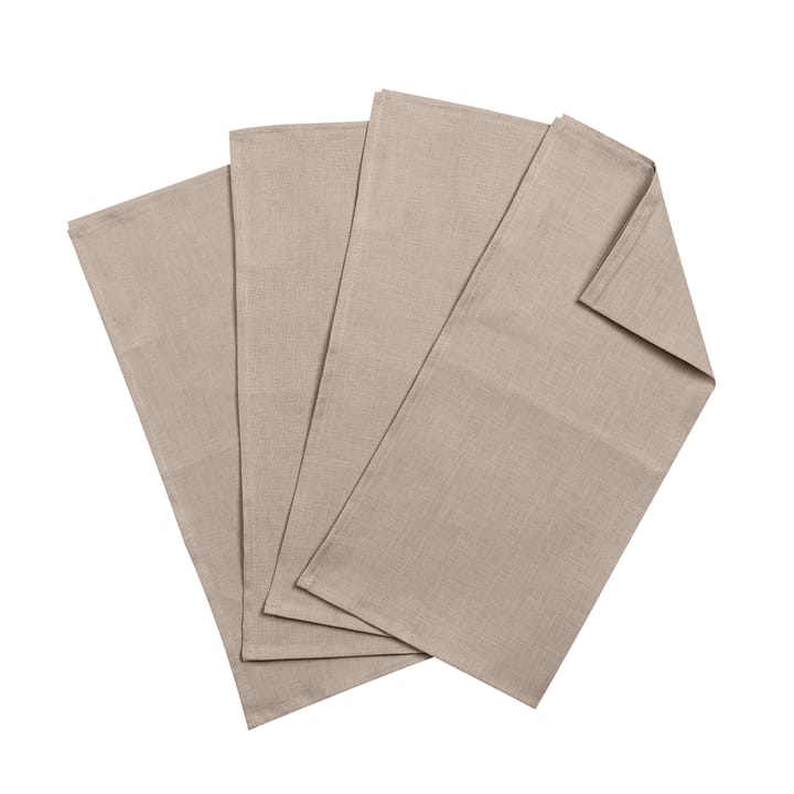 Clean serviettes 45 x 45 cm 4-pack, sand Scandi Living