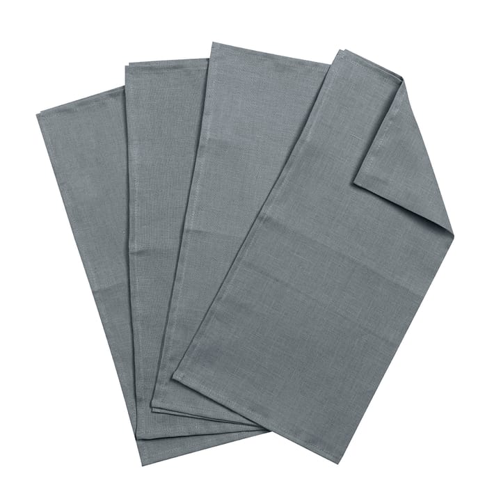 Clean serviettes 45 x 45 cm 4-pack, smokey blue Scandi Living