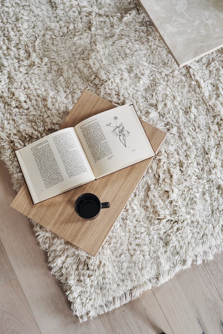 Cozy wool carpet natural white, 170x240 cm Scandi Living