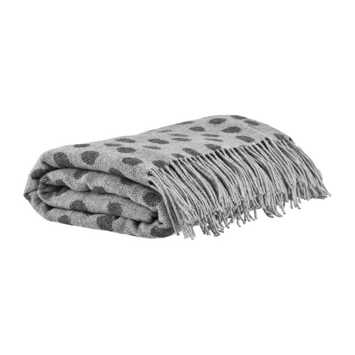 Droplets cotten throw 130x185 cm, grey Scandi Living