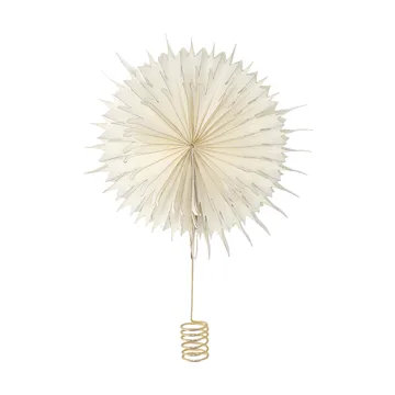 Dusk tree topper star - White, Ø10 cm - Scandi Living