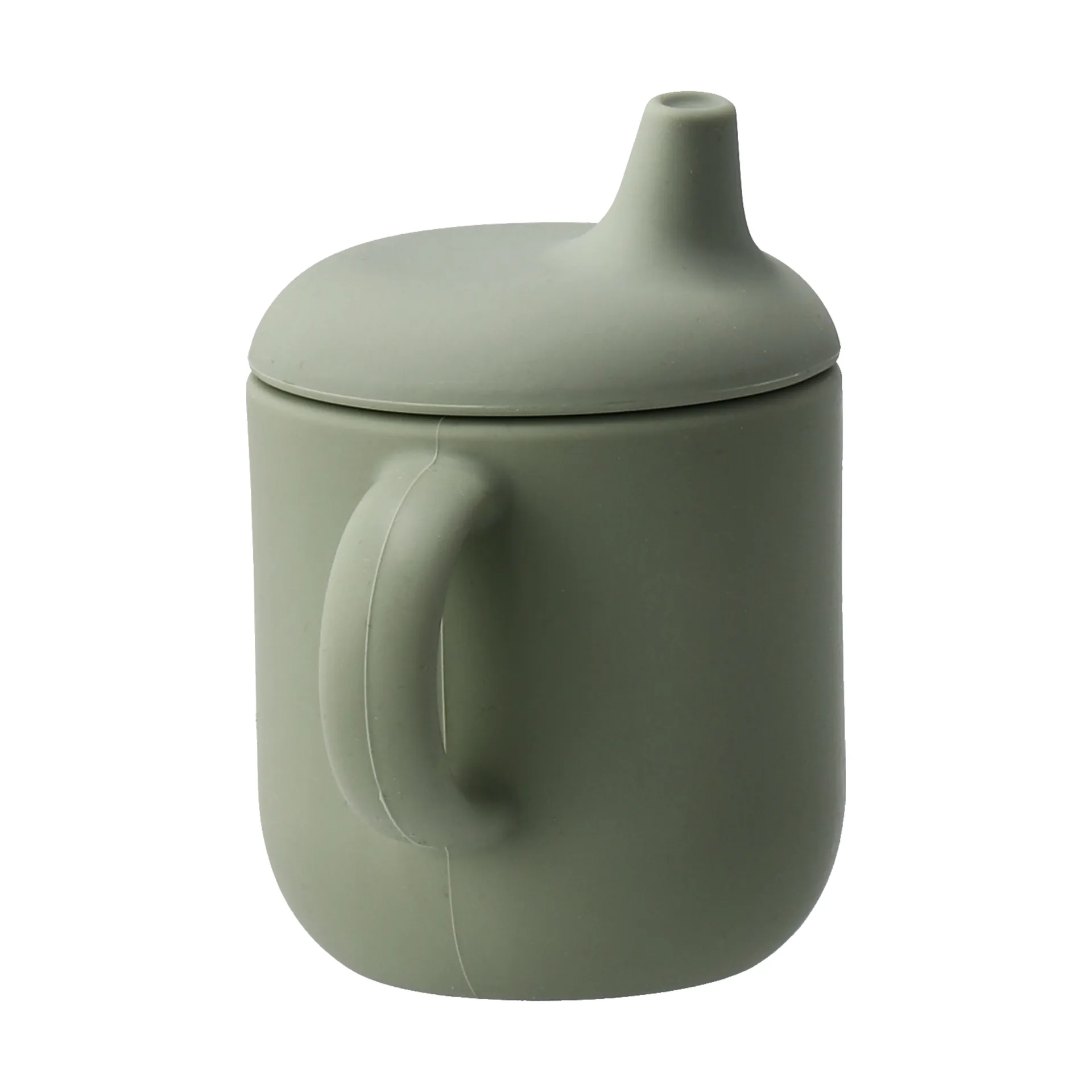 Elvie sippy cup silicone 180 ml, Green Scandi Living