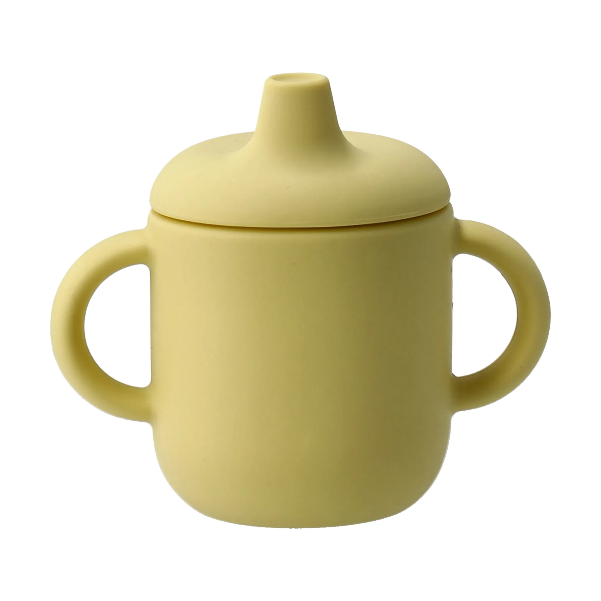Elvie sippy cup silicone 180 ml, Lemon Scandi Living