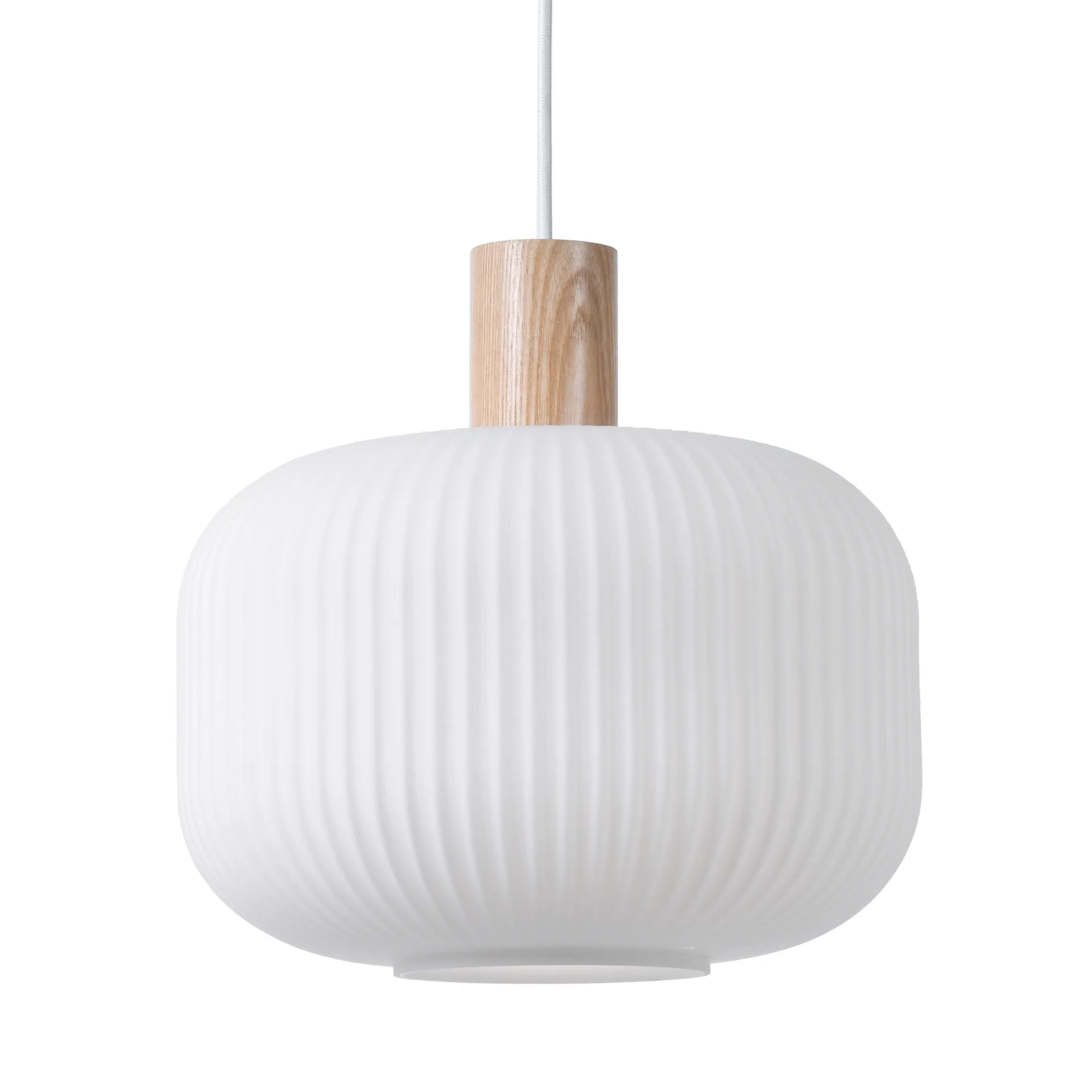 Fair ceiling lamp Ø30 cm, Frosted glass-ash Scandi Living