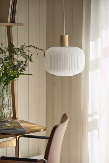 Fair ceiling lamp Ø30 cm - Frosted glass-ash - Scandi Living