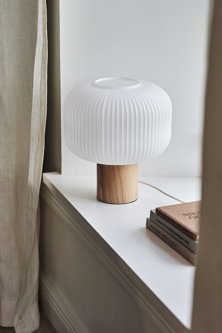 Fair table lamp 34.5 cm, Frosted glass-ash Scandi Living