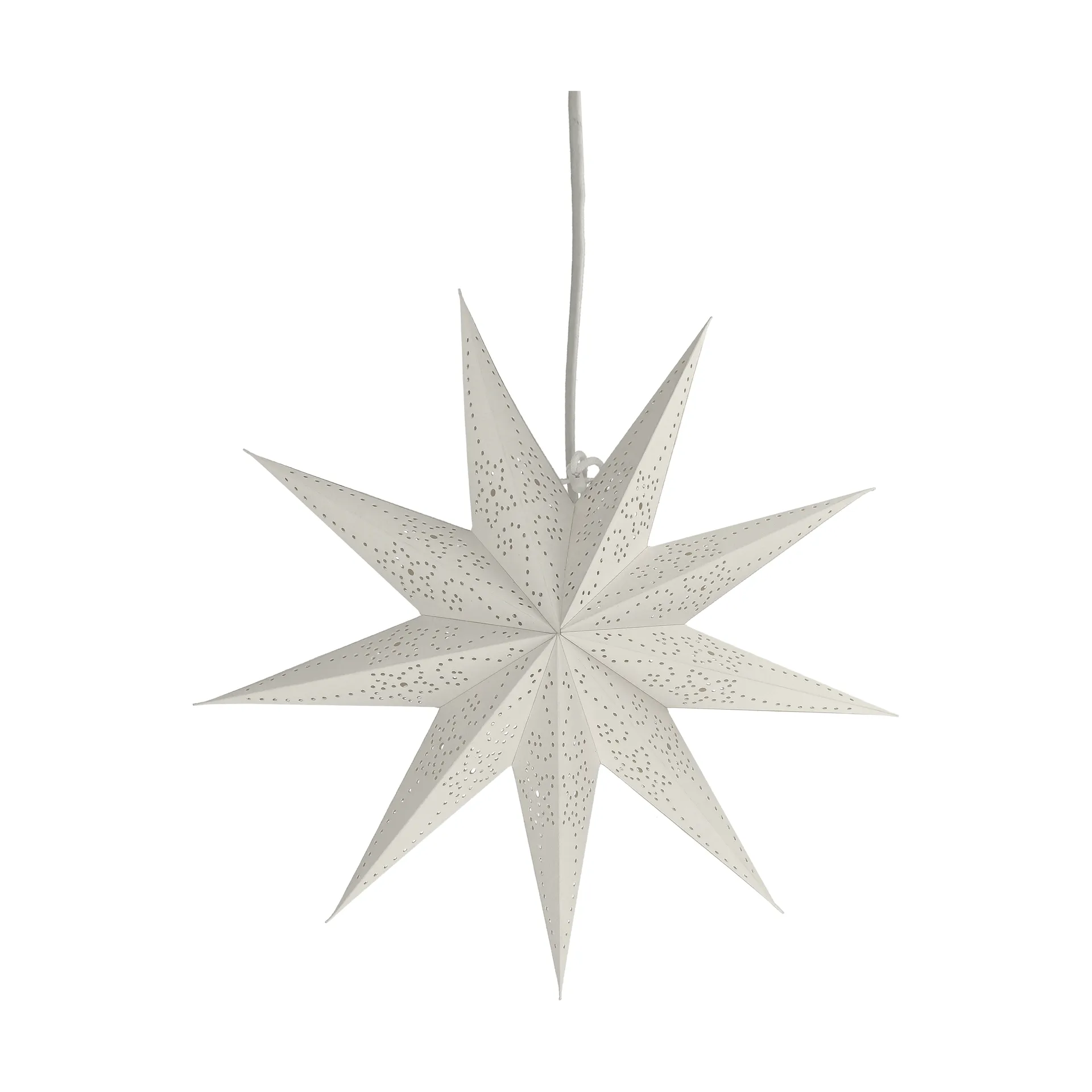 Folk advent star, White, Ø45 cm Scandi Living