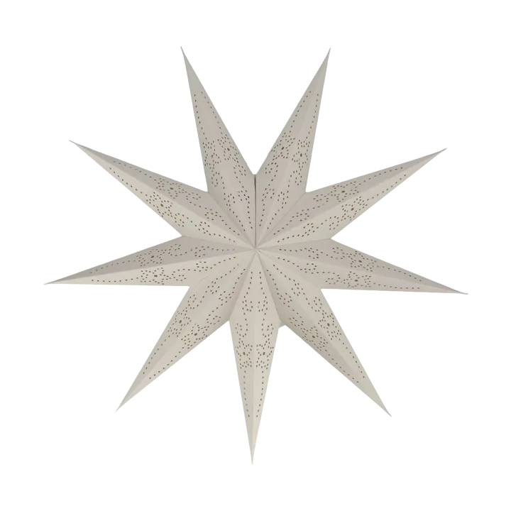 Folk advent star - White, Ø60 cm - Scandi Living