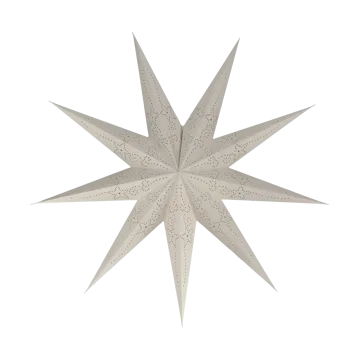 Folk advent star - White, Ø80 cm - Scandi Living