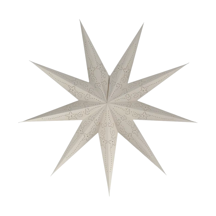 Folk advent star - White, Ø80 cm - Scandi Living