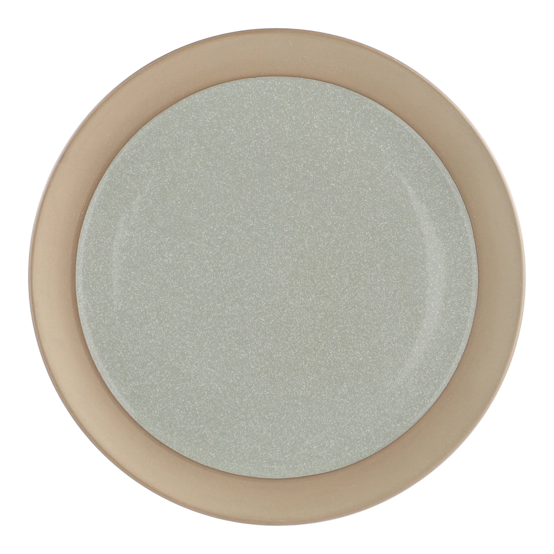 Fossil plate Ø26 cm, Green Scandi Living