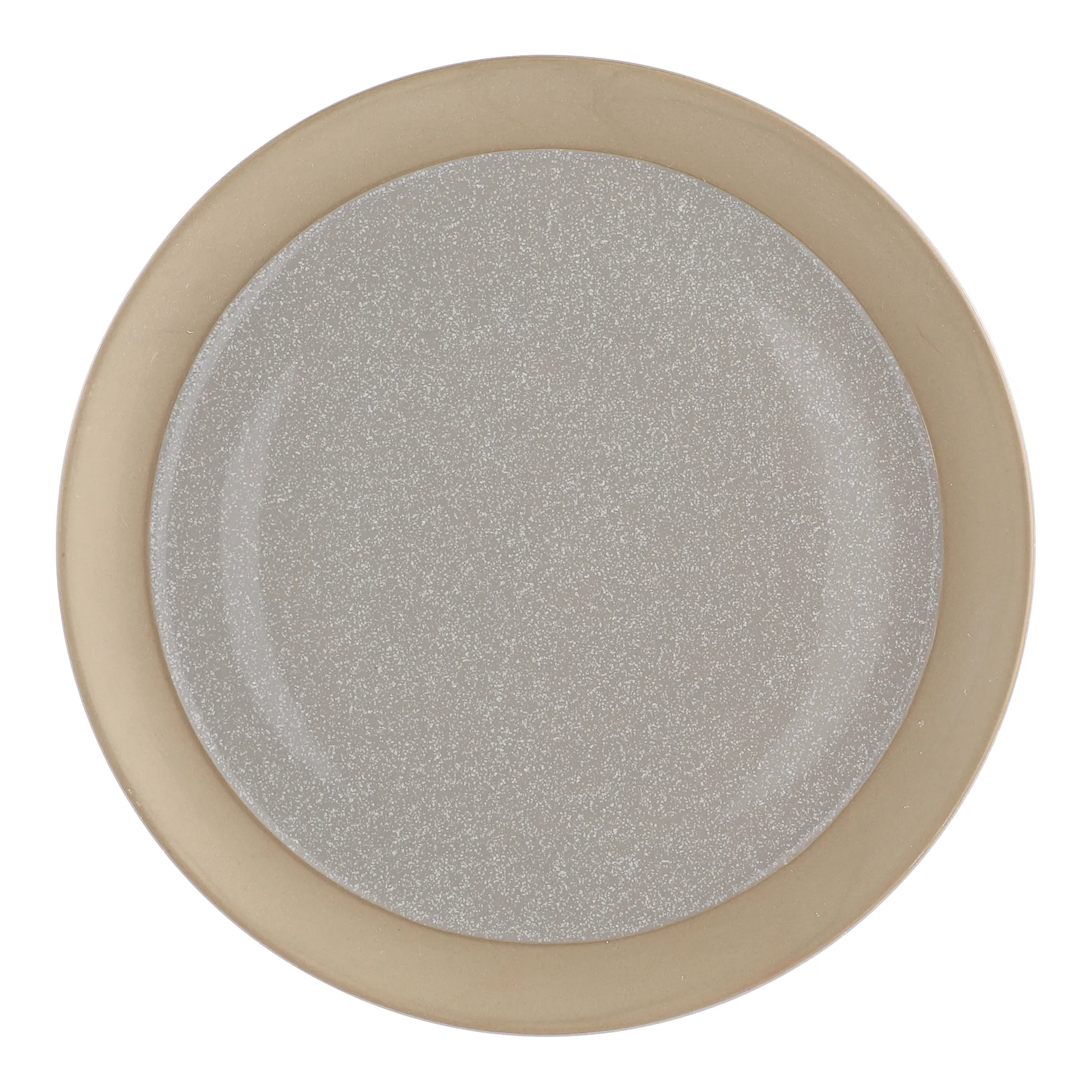 Fossil plate Ø26 cm, Grey Scandi Living