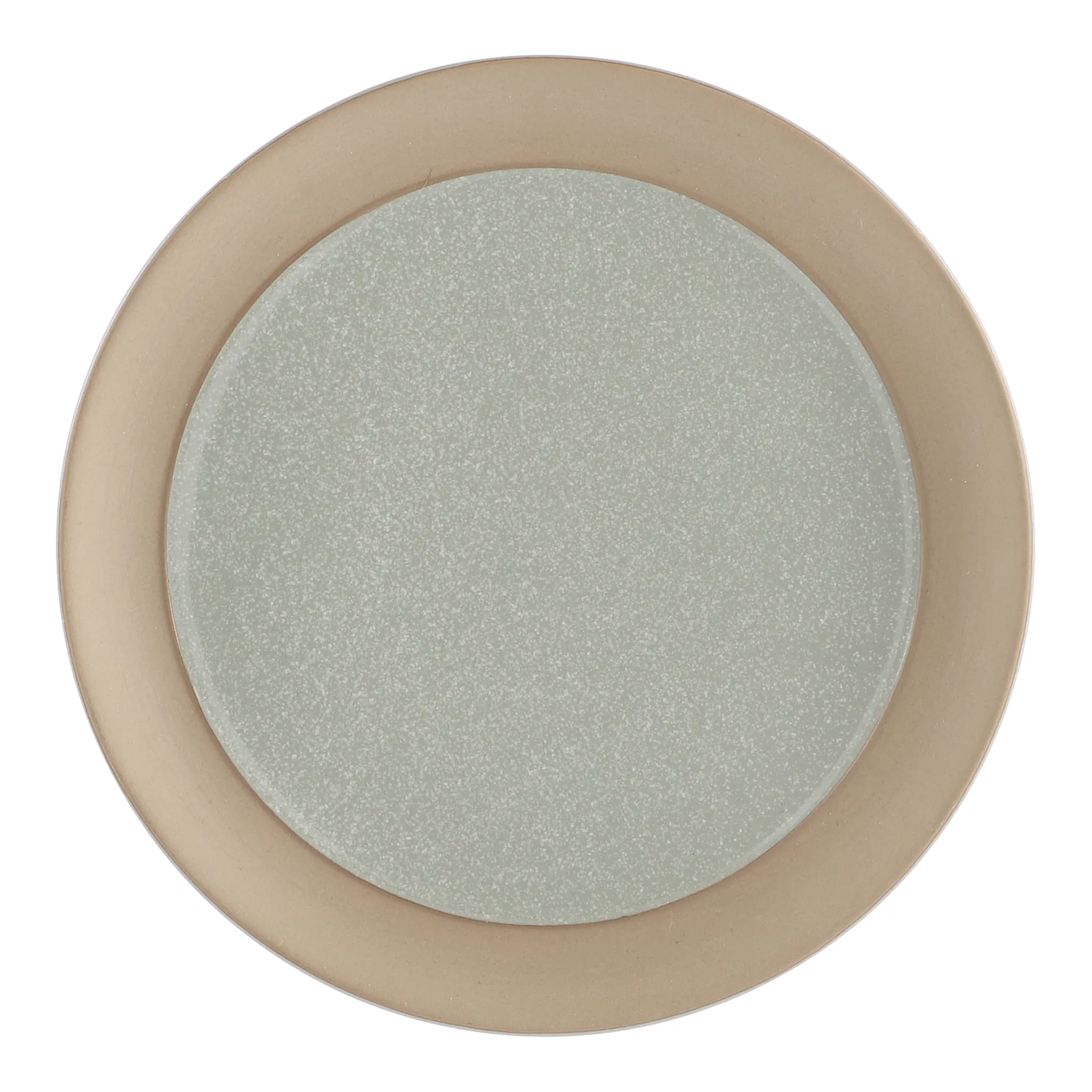 Fossil small plate Ø21 cm, Green Scandi Living