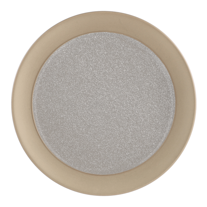 Fossil small plate Ø21 cm, Grey Scandi Living